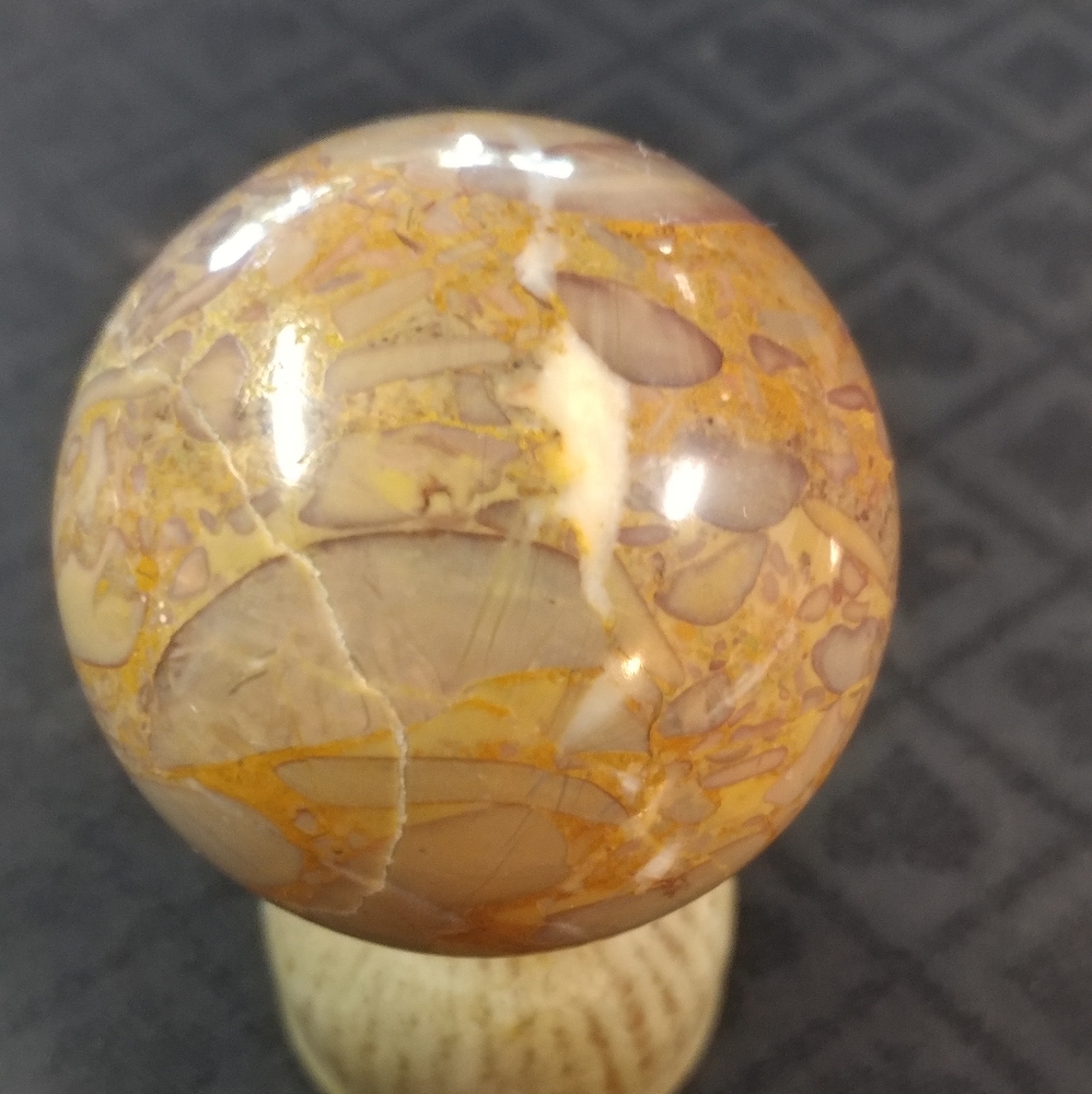 Brecciated Jasper Sphere